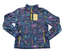 NEW Chubbies Men's Chilly Vibe Graphic 1/4 Zip Sweatshirt Blue Size X-Large XL