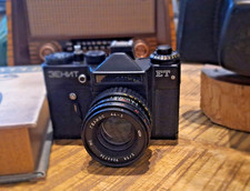 Zenit ET 35mm Film Camera  MC Helios 44-3 58mm f/2 Lens USSR Vintage