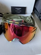 Electric Kleveland II BRAND NEW Snow Goggles Future Camo/Auburn Red Onesize