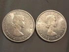 Lot Of 2 1964 CANADA DOLLAR -  Silver Dollar Coin - 80% Silver