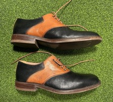 Johnston & Murphy J&M Est 1850 Men’s Size 9 Decatur Saddle Oxfords Leather Black