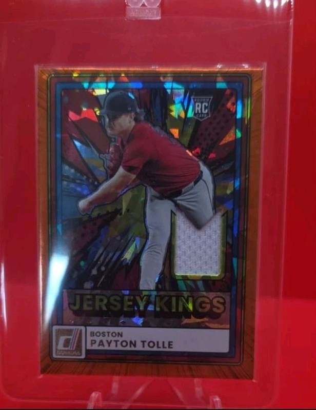 2026 Donruss Payton Tolle RC JERSEY KINGS BLUE ICE PATCH #JK-PT Red Sox