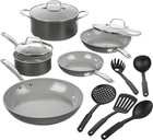 8 Piece Hard Anodized Premium Chef??s Cookware Set |+ 5 Piece Utensil Set
