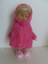 DERNIER vetement poupée mini-corolle 20 cm-3 pieces-manteau,moufles,chaussons