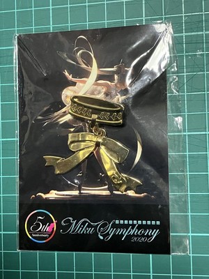 Hatsune Miku Ribbon Brooch Hatsune Miku Ver. Symphony 2020 5th Anniversary