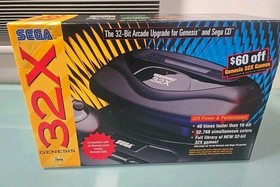Sega Genesis 32X Black Game Console Brand New Box Near Mint! Read Listing!
