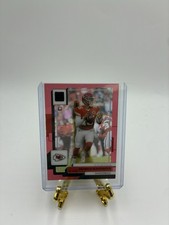 2022 Panini Clearly Donruss Red Parallel Patrick Mahomes /49 Chiefs Color Match 