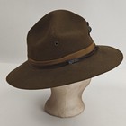 Vintage USMC MARINE CORPS CAMPAIGN DRILL SERGEANT HAT with EGA — photo 6