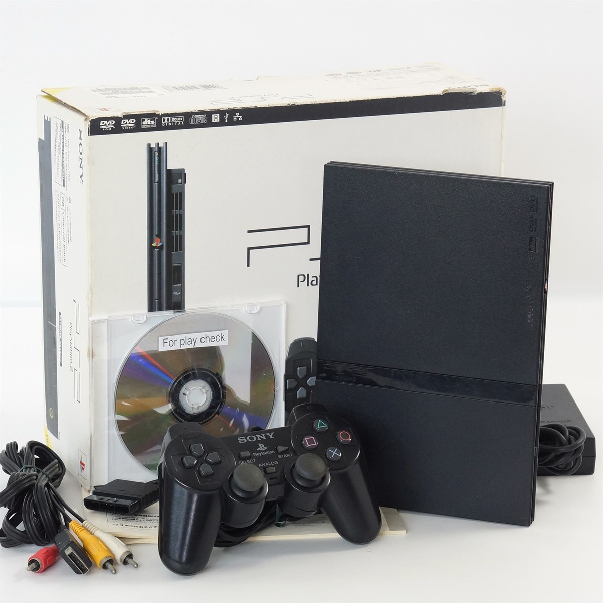 その他 SONY PlayStation2 SCPH-70000 CB PS2 Slim Console System Charcoal Black SCPH-70000 CB Playstation2