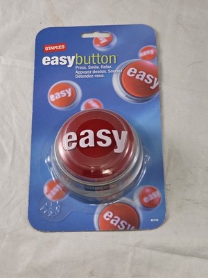 STAPLES TALKING THAT WAS EASY BUTTON ~ BRAND NEW.