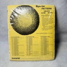 Vintage Rug Crafters Rya-Tie Pattern Helios 42-402 Wall Art Craft Kit 45" Canvas