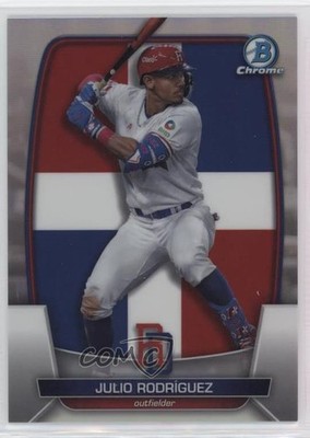 2023 Bowman Chrome WBC Flag Variations Refractor Julio Rodriguez Rodríguez 4k8