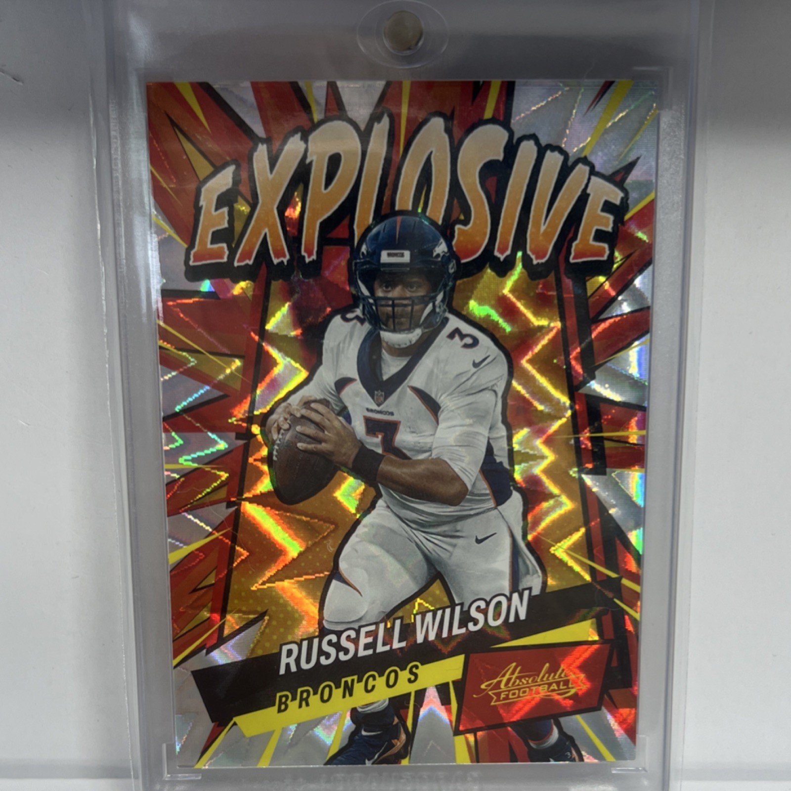 2022 Panini Absolute Russell Wilson Broncos Explosive Insert #E14