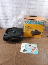 Kodak Carousel 650H Slide Projector With Remote, box Manual