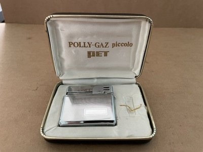 Vintage POLLY-GAZ PET Piccolo Lighter w/ Box #3