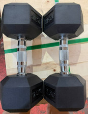 Hex Dumbbells Pair 12.5kg x 2 (25kg) USED EX-COMPETITION
