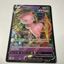 Mew V 113/264 Swsh08: Fusion Strike Holo Near Mint on eBay