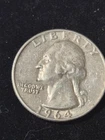1964-D  25c silver washington quarter
