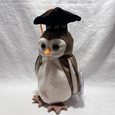 TY Beanie Baby WISE the 1998 Owl Vintage Ty Beanie Babies Stuffed Animal Toy
