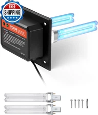 HVAC Air Purifier Whole House 18W 7Inch UV UVC Light in Duct for Ac...