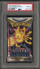 PSA 10 Gem Mint Pokemon Sword Shield Silver Tempest Regieleki Booster Pack