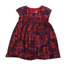 Tea Collection Girls Dress Navy Red Size 4T Toddler Cotton Sleeveless Summer