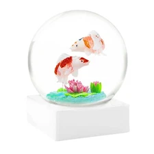 Koi Fish (Carp Fish) Snow Globe by CoolSnowGlobes - Garden Pond Home Décor Gift