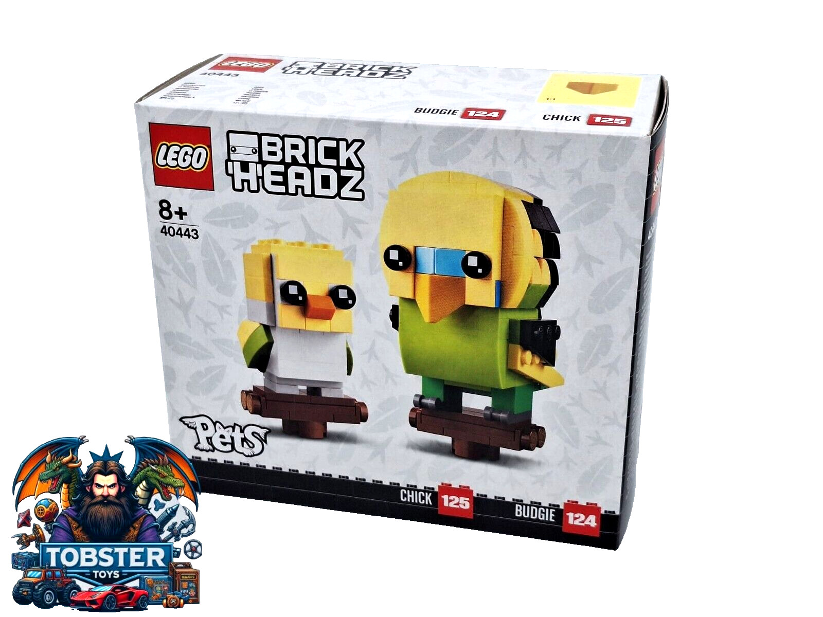LEGO BrickHeadz 40443 Wellensittich NEU EOL Pets Chick Budgie