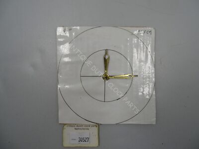 BRASS CLOCK HANDS FOR GERMAN ELECTRIC KUNDO ANNIVERSARY CLOCK