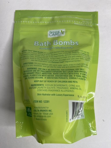 NUOVE bombe da bagno per cura personale 3 bombe al cocco e alla calce con idratazione della pelle - Foto 7 di 8