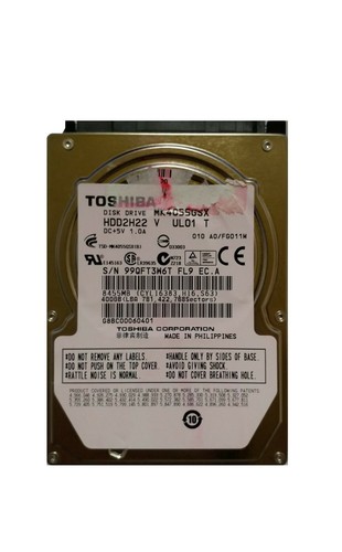 Toshiba HDD2H22 - MK4055GSX - 400 GB - SATA - PCB G002439-0A*