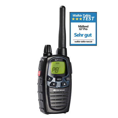 Midland G7 Pro Funkgerät, Single, 16 Kanäle C1090.14