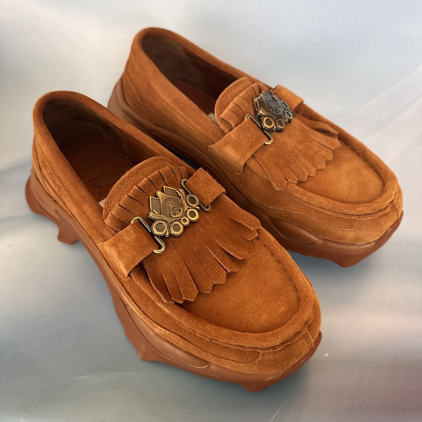 Mocassini uomo taglia 8 5 Puma Palomo X Nitefox Sd marrone scarpe casual 39681601