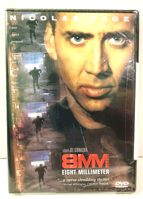 8MM Eight Millimeter DVD Nicolas Cage & Joaquin Phoenix Gandolfini
