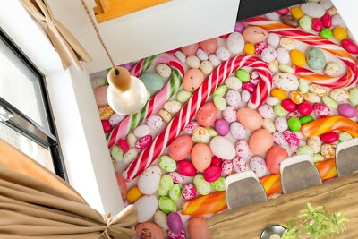 3D Easter Eggs 3892NA Floor WallPaper Murals Wall Print 5D AJ WALLPAPER AU Fay