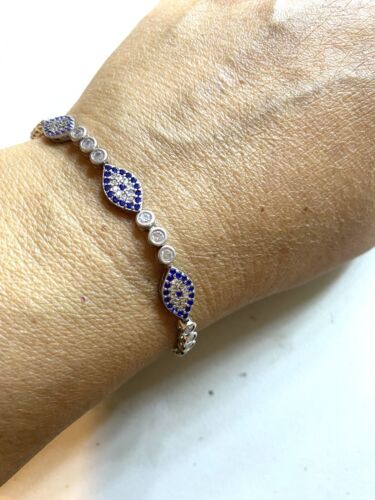 3.11 Vintage bracelet, silver tone, rhinestones