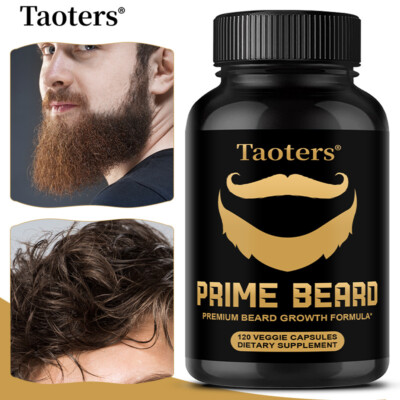 Premium Bartwuchspräparat Biotin 10.000mcg Kollagen Kapseln