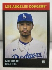 Mookie Betts 2021 Topps 582 Montgomery Club Black & Red SP #15 - LA DODGERS