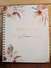 Boho, Copper, Floral Wedding Planner, Zicoto, Open Box