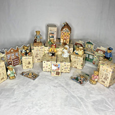Lot of 15 Charter Member Cherished Teddies Priscilla Hillman1990s Figurines Pin