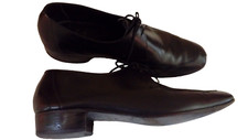 Mens Church shoes size 8.5 E narrow black leather Derby good cond RRP £450