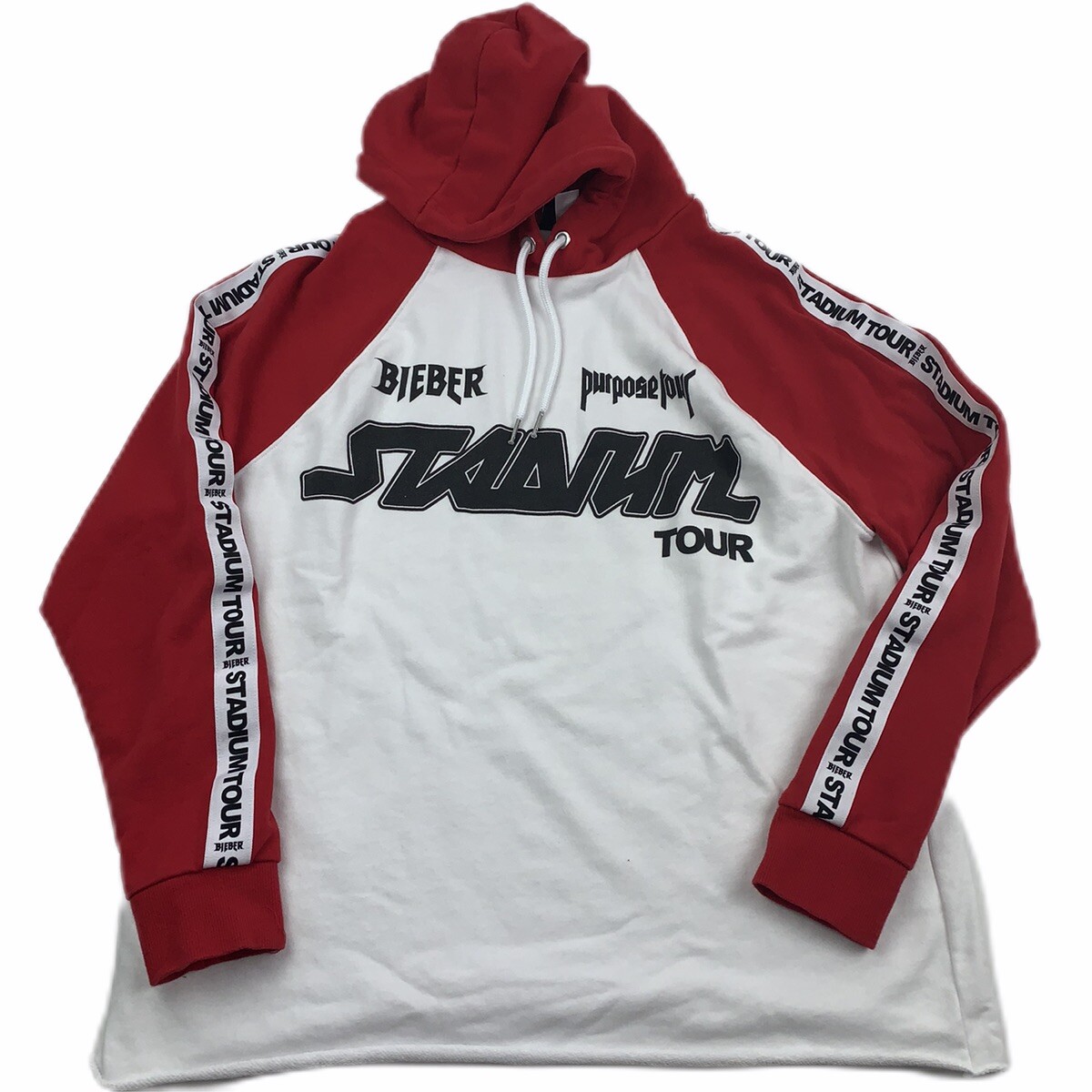 JUSTIN BIEBER Stadium Tour Purpose Hoodie Adult Uni Sex Red JUSTIN BIEBER Stadium Tour Purpose Hoodie Adult Uni Sex Red