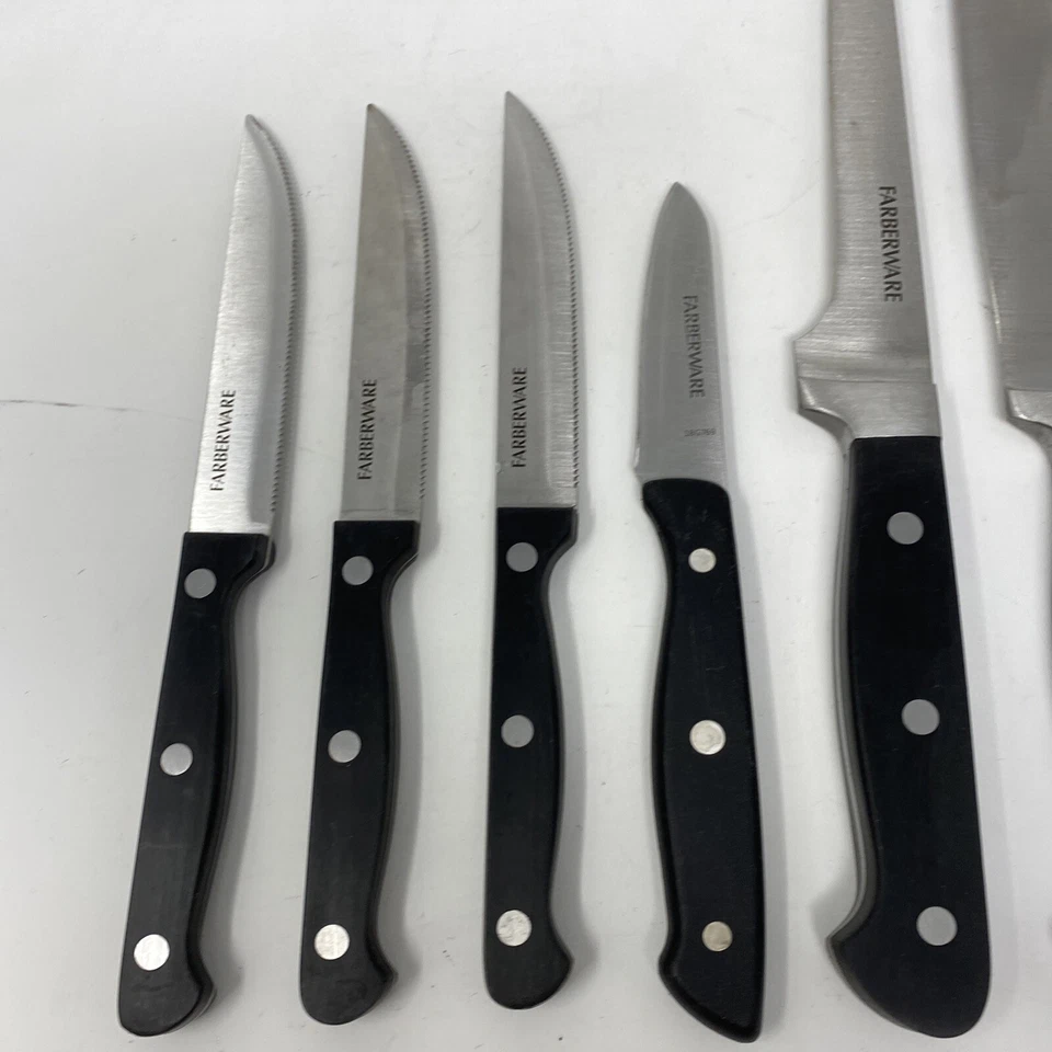 Juego de cuchillos Farberware de 6 piezas Cuchillos de chef Cuchillos de carne Cuchillo de cocina Foto 2 de 4