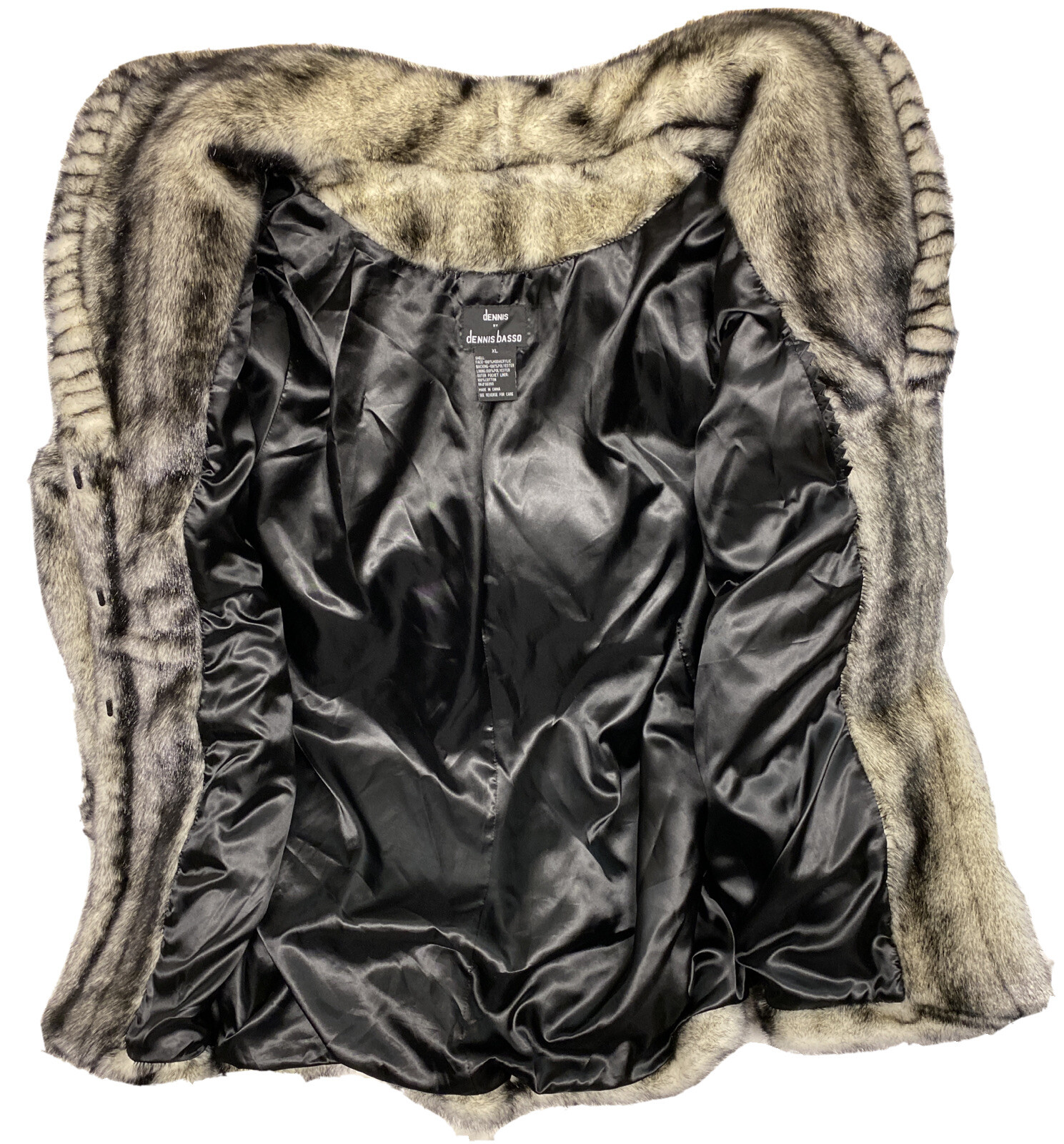 Manteau D'Hiver Faux Daim Dennis Basso Taille L - Rouge Vin, Doublure Fausse Fourrure