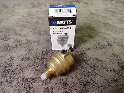 NEW Watts 0590716 1/4'' FV-4M1 Automatic Float Vent (BN401)