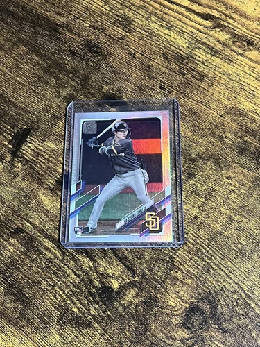 2021 Topps Series 2 Baseball #398 Ha-Seong Kim Rainbow Foil RC - Padres