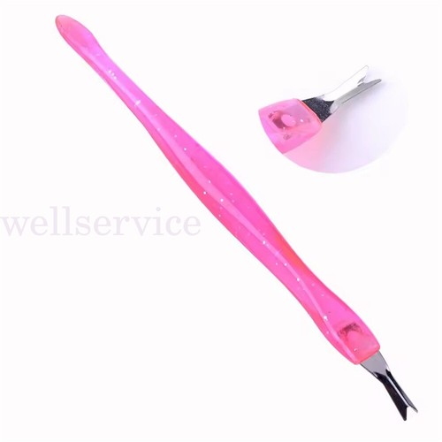 Cuticle Pusher Trimmer Cutter Remover Beauty Pedicure Manicure Nail Art Tool - Picture 8 of 15