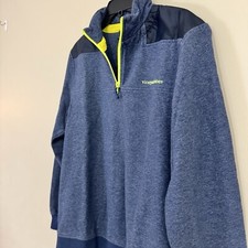 Vineyard Vines 1/4 Zip Blue Performance Pullover Sweater Jacket Men's Size S