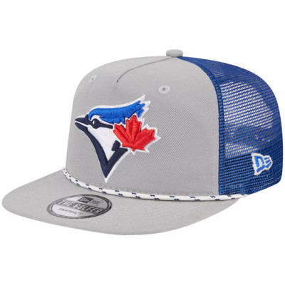 Toronto Blue Jays New Era Gray Golfer Green Undervisor 9FIFTY Snapback Hat MLB
