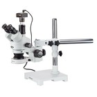 AmScope 7X-45X Trinocular Boom Stereo Zoom Microscope+1.3MP USB Camera+LED Light